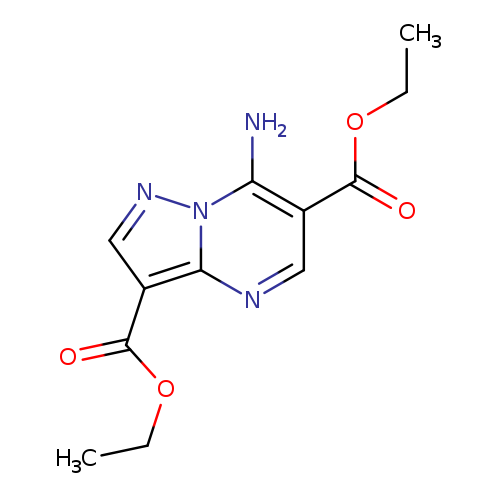 Diethyl 7-aminopyrazolo[1,5-a]pyrimidine-3,6-dicarboxylate