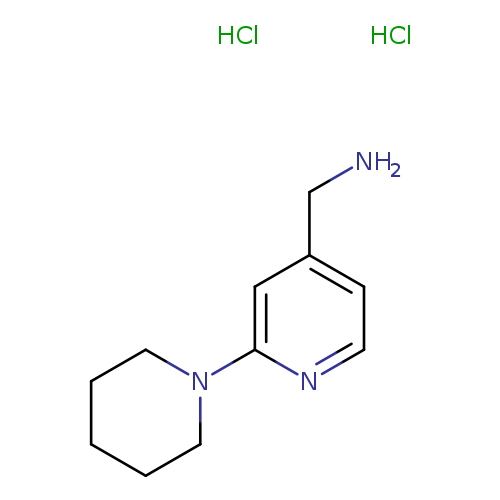 1-[2-(piperidin-1-yl)pyridin-4-yl]methanamine dihydrochloride