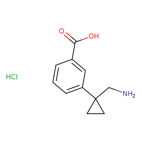 3-[1-(aminomethyl)cyclopropyl]benzoicacidhydrochloride