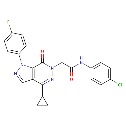 N-(4-chlorophenyl)-2-[4-cyclopropyl-1-(4-fluorophenyl)-7-oxo-1H,6H,7H-pyrazolo[3,4-d]pyridazin-6-yl]acetamide