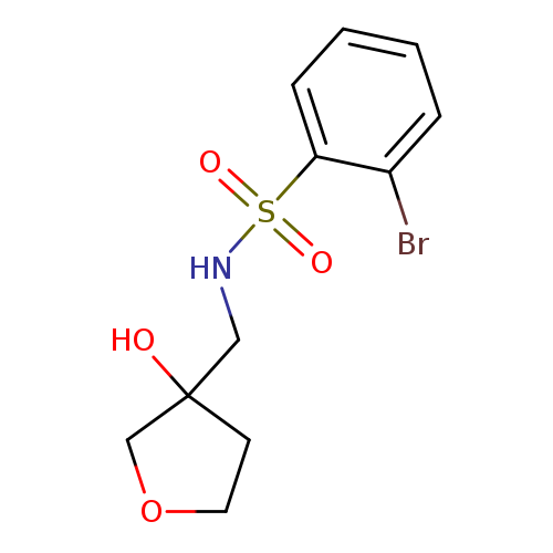 2-bromo-N-[(3-hydroxyoxolan-3-yl)methyl]benzene-1-sulfonamide