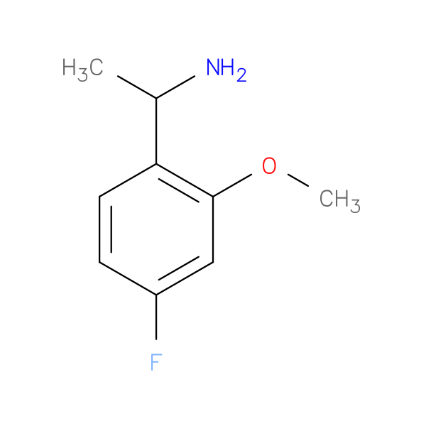1-(4-fluoro-2-methoxyphenyl)ethan-1-amine