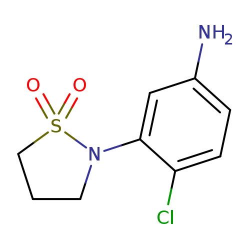 4-CHLORO-3-(1,1-DIOXIDOISOTHIAZOLIDIN-2-YL)ANILINE