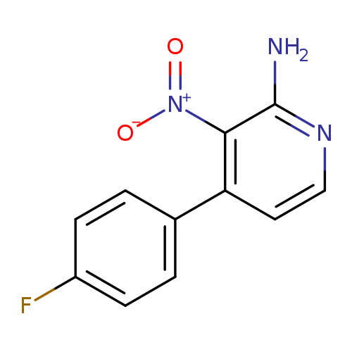 4-(4-Fluorophenyl)-3-nitropyridin-2-amine