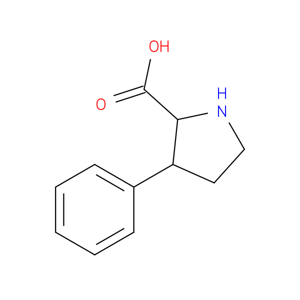 3-Phenylpyrrolidine-2-carboxylic acid