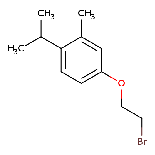 4-(2-bromoethoxy)-2-methyl-1-(propan-2-yl)benzene
