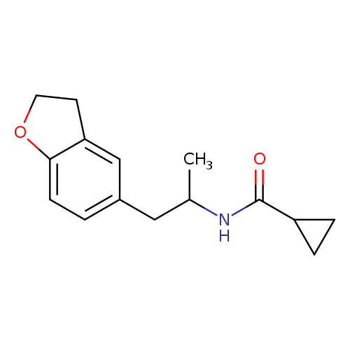 N-[1-(2,3-dihydro-1-benzofuran-5-yl)propan-2-yl]cyclopropanecarboxamide
