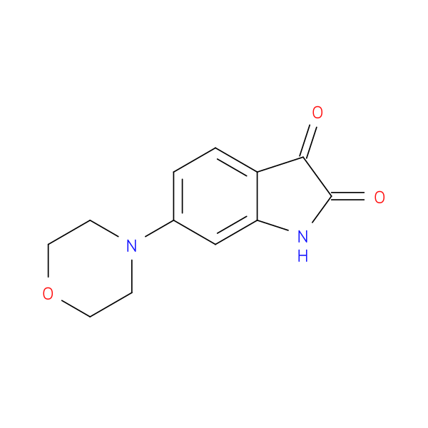 6-(morpholin-4-yl)-2,3-dihydro-1H-indole-2,3-dione