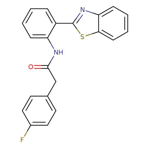 N-[2-(1,3-benzothiazol-2-yl)phenyl]-2-(4-fluorophenyl)acetamide