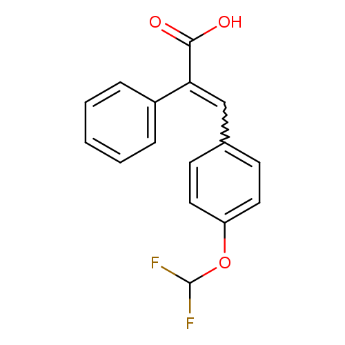 3-[4-(difluoromethoxy)phenyl]-2-phenylprop-2-enoic acid
