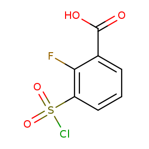 3-(chlorosulfonyl)-2-fluorobenzoic acid