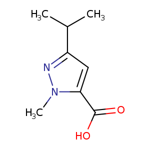 3-Isopropyl-1-methyl-1H-pyrazole-5-carboxylic acid