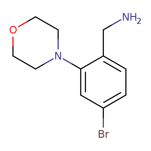 [4-bromo-2-(morpholin-4-yl)phenyl]methanamine