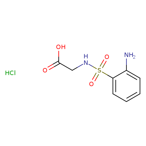 2-(2-aminobenzenesulfonamido)acetic acid hydrochloride