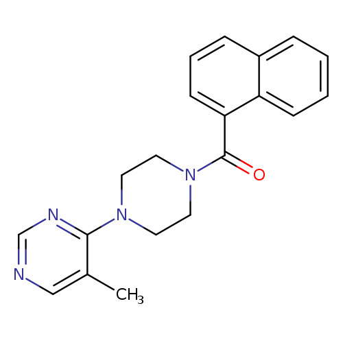 5-methyl-4-[4-(naphthalene-1-carbonyl)piperazin-1-yl]pyrimidine
