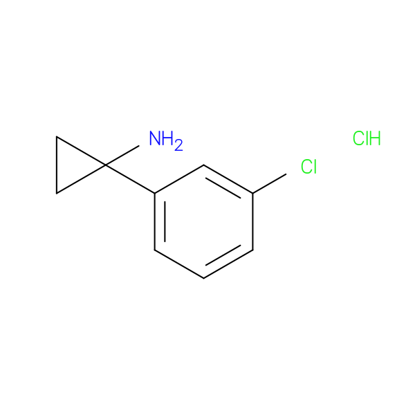 [1-(3-chlorophenyl)cyclopropyl]amine hydrochloride