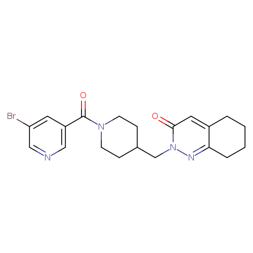 2-{[1-(5-bromopyridine-3-carbonyl)piperidin-4-yl]methyl}-2,3,5,6,7,8-hexahydrocinnolin-3-one