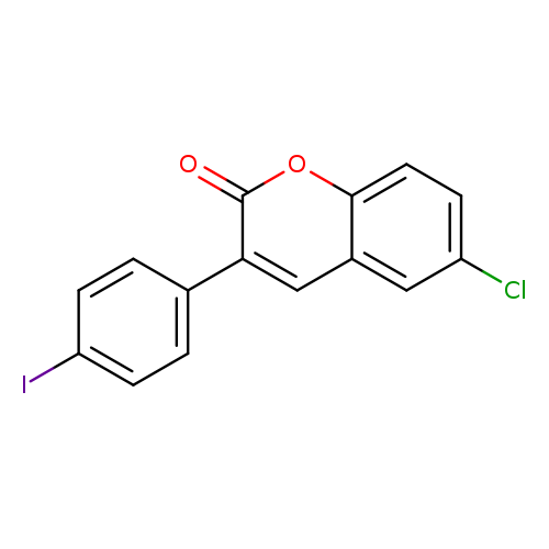 6-Chloro-3-(4-iodophenyl)-2h-chromen-2-one
