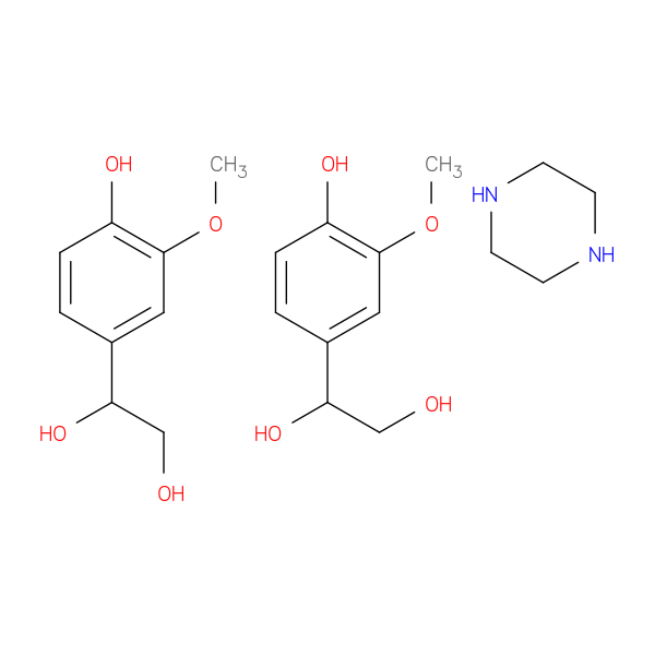 4-Hydroxy-3-methoxyphenylglycol hemipiperazinium salt
