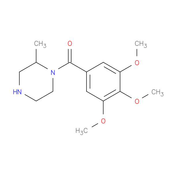 2-methyl-1-(3,4,5-trimethoxybenzoyl)piperazine