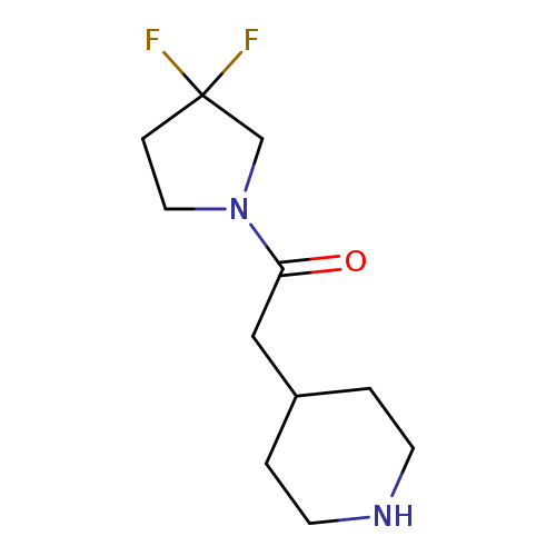 1-(3,3-difluoropyrrolidin-1-yl)-2-(piperidin-4-yl)ethan-1-one