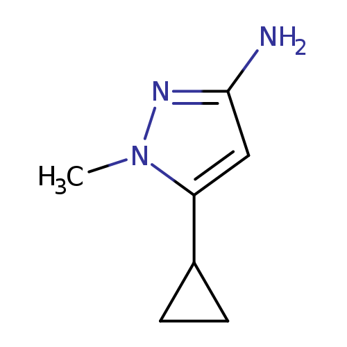 1H-Pyrazol-3-amine, 5-cyclopropyl-1-methyl-