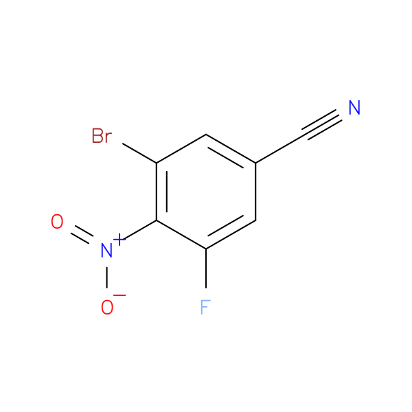 3-Bromo-5-fluoro-4-nitrobenzonitrile