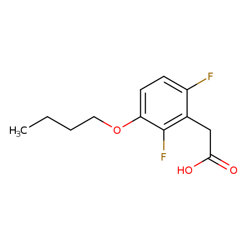 3-Butoxy-2,6-difluorophenylacetic acid