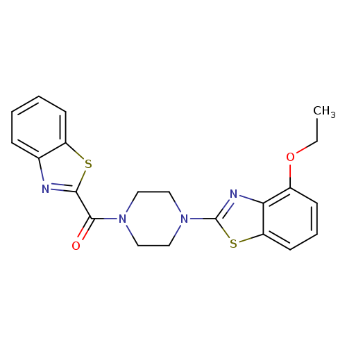 2-[4-(1,3-benzothiazole-2-carbonyl)piperazin-1-yl]-4-ethoxy-1,3-benzothiazole