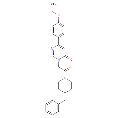 3-[2-(4-benzylpiperidin-1-yl)-2-oxoethyl]-6-(4-ethoxyphenyl)-3,4-dihydropyrimidin-4-one