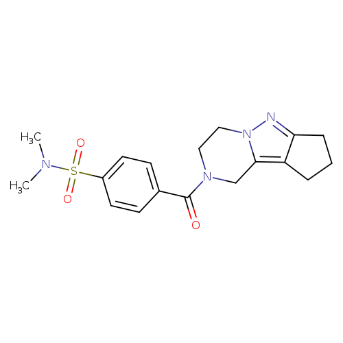 N,N-dimethyl-4-{7,8,11-triazatricyclo[6.4.0.0^{2,6}]dodeca-1,6-diene-11-carbonyl}benzene-1-sulfonamide