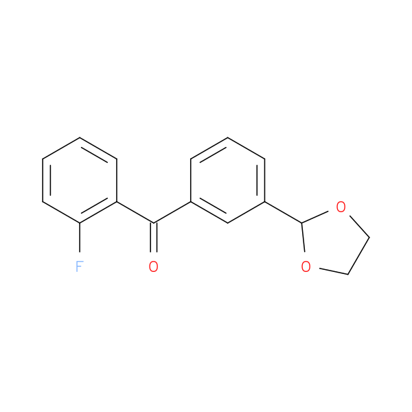 3'-(1,3-Dioxolan-2-yl)-2-fluorobenzophenone