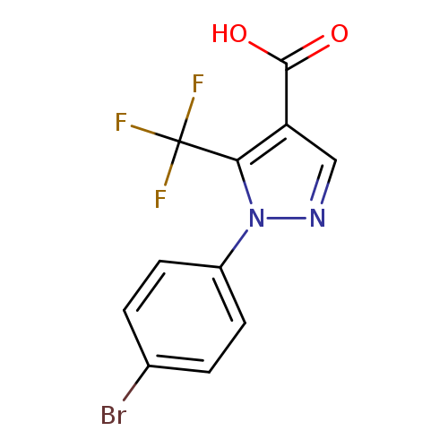 1-(4-Bromophenyl)-5-(trifluoromethyl)-1H-pyrazole-4-carboxylic acid