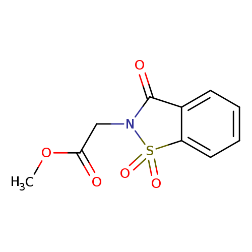 methyl 3-oxo1,2-benzisothiazole-2(3H)-acetate 1,1-dioxide