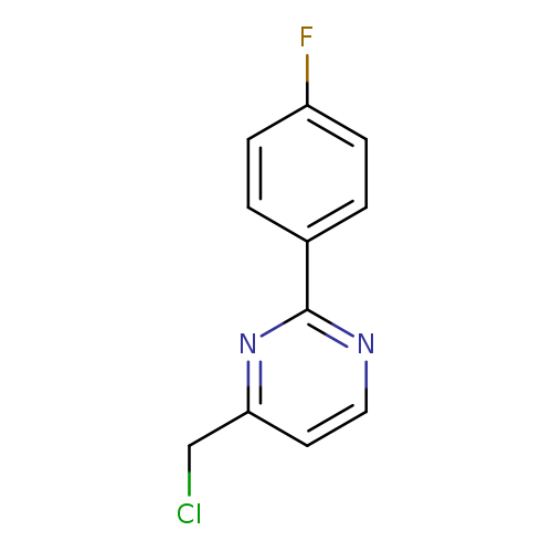 4-(chloromethyl)-2-(4-fluorophenyl)pyrimidine