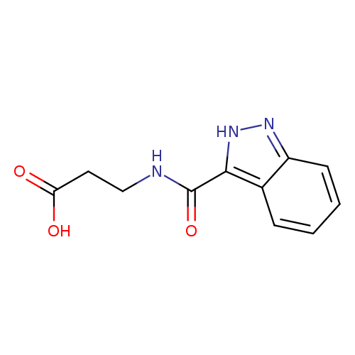 3-(2H-indazol-3-ylformamido)propanoic acid