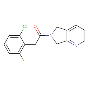 2-(2-chloro-6-fluorophenyl)-1-{5H,6H,7H-pyrrolo[3,4-b]pyridin-6-yl}ethan-1-one