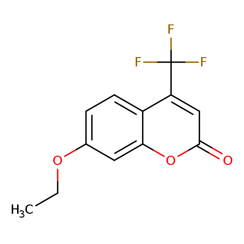 2H-1-Benzopyran-2-one, 7-ethoxy-4-(trifluoromethyl)-