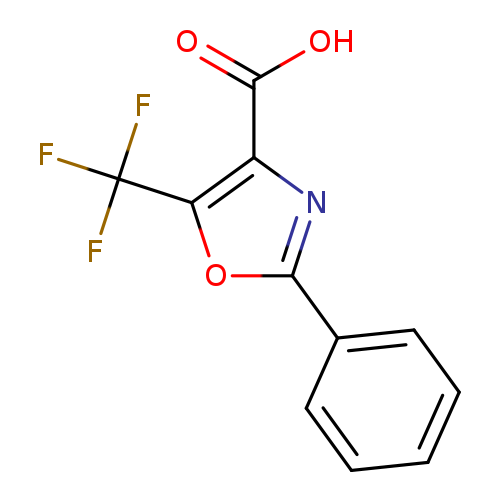 4-Oxazolecarboxylic acid, 2-phenyl-5-(trifluoromethyl)-