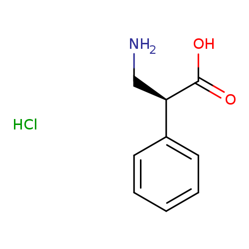 Benzeneacetic acid, α-(aminomethyl)-, hydrochloride (1:1), (αS)-