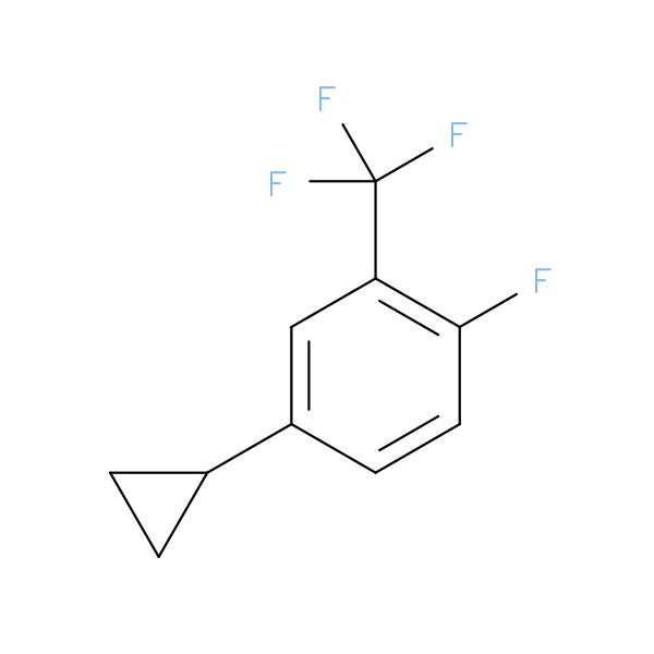 4-Cyclopropyl-1-fluoro-2-(trifluoromethyl)benzene