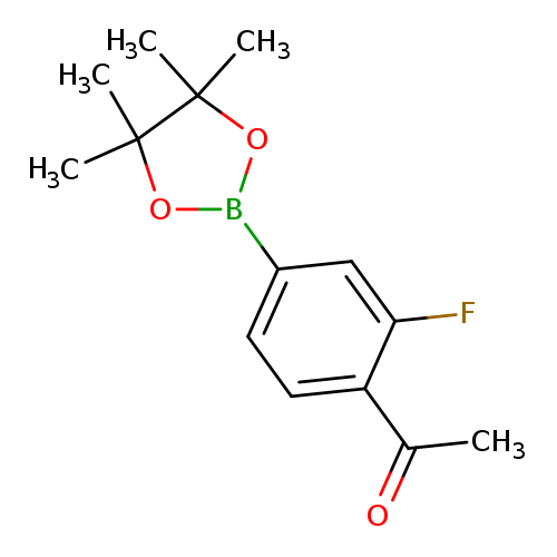 1-[2-Fluoro-4-(4,4,5,5-tetramethyl-1,3,2-dioxaborolan-2-yl)phenyl]ethanone