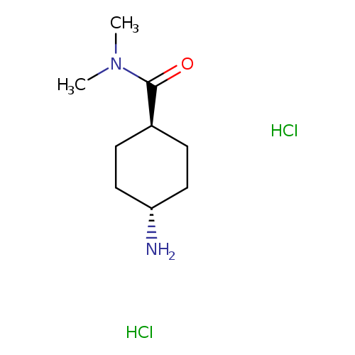(1r,4r)-4-amino-N,N-dimethylcyclohexane-1-carboxamidedihydrochloride,trans