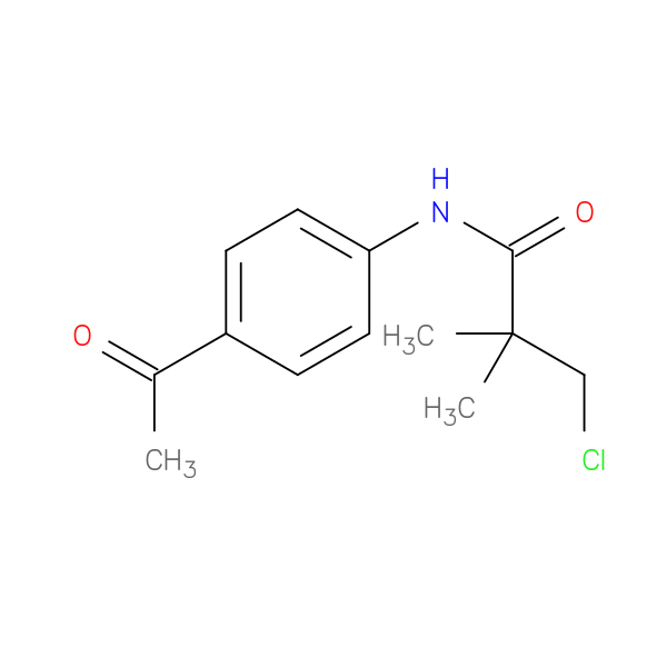N-(4-acetylphenyl)-3-chloro-2,2-dimethylpropanamide