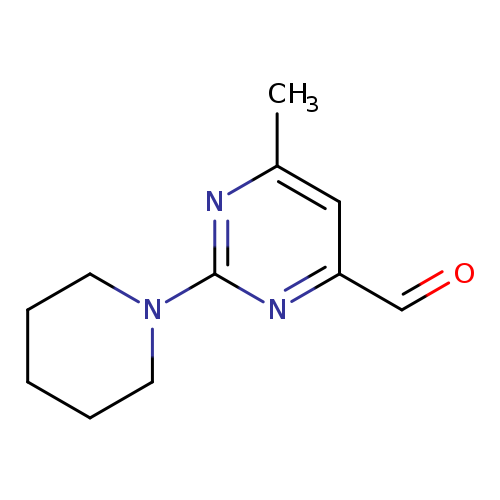 6-methyl-2-(piperidin-1-yl)pyrimidine-4-carbaldehyde