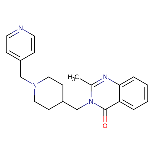 2-methyl-3-({1-[(pyridin-4-yl)methyl]piperidin-4-yl}methyl)-3,4-dihydroquinazolin-4-one