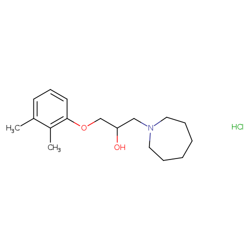 1-(azepan-1-yl)-3-(2,3-dimethylphenoxy)propan-2-ol hydrochloride