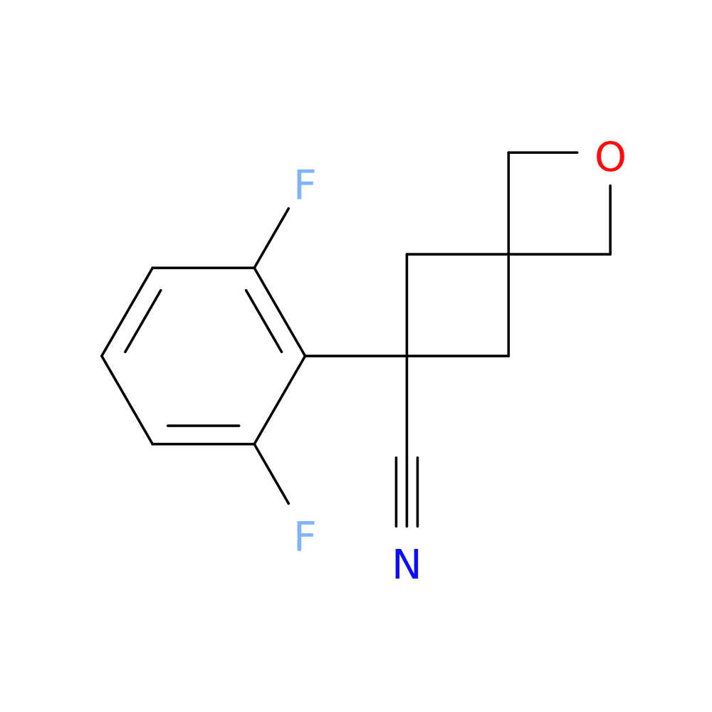 6-(2,6-difluorophenyl)-2-oxaspiro[3.3]heptane-6-carbonitrile