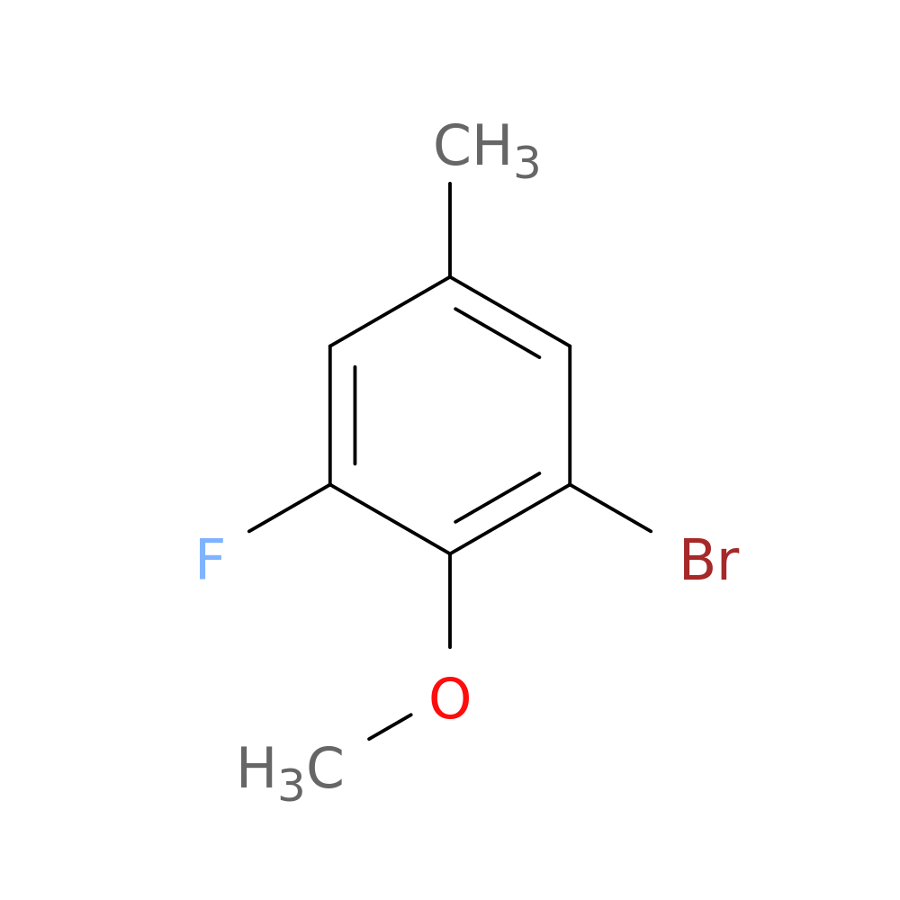 1-Bromo-3-fluoro-2-methoxy-5-methylbenzene