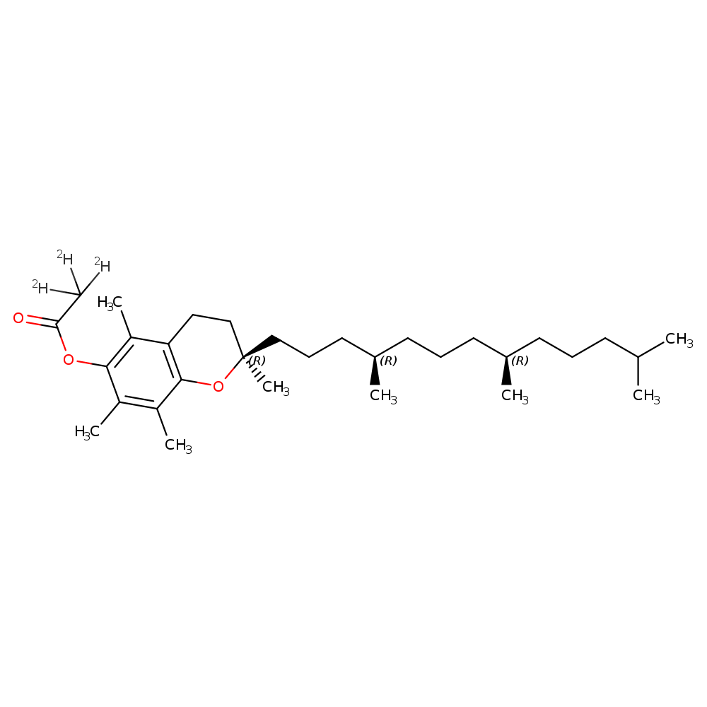 (±)-α-Tocopherol Acetate-d3